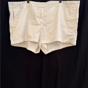 J. Crew Women's White Bermudas